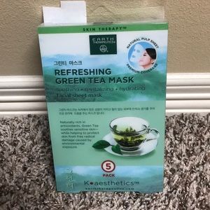 Refreshing green tea mask